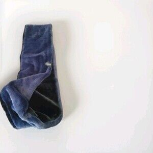 Calvin Klein Faux Fur Infinity Loop Scarf  Womens Blue Black  Soft Warm Winter